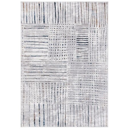 Safavieh 9 x 12 ft. Sonoma Contemporary Rectangle Power Loomed Rug Gray & Ivory SON393F-9